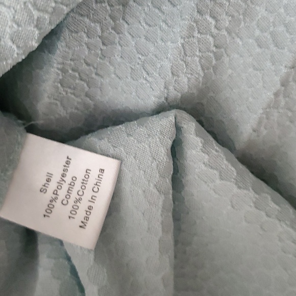 Tuckernuck Pleated Top Adele Sea Glass Blue Button Down Shirt SzXS - Picture 7 of 9